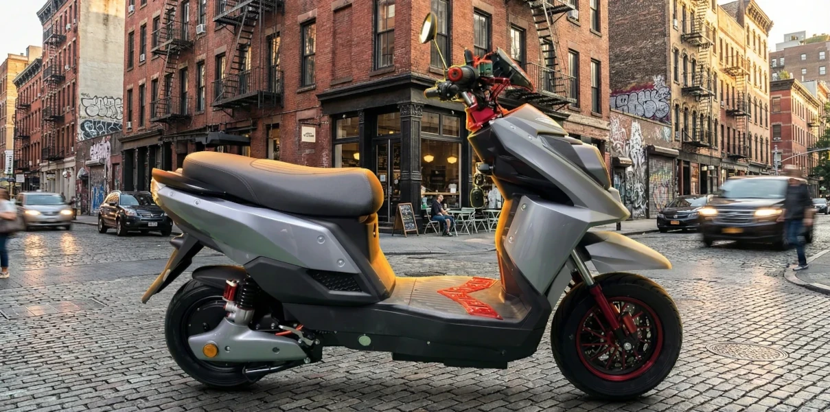 Veiculo autopropelido em destaque